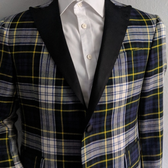 Tommy Hilfiger Other - Tommy Hilfiger Plaid Dinner Jacket 40S Excellent